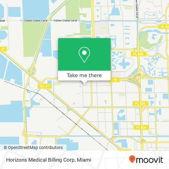 Mapa de Horizons Medical Billing Corp