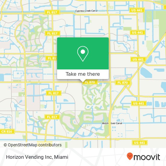 Mapa de Horizon Vending Inc