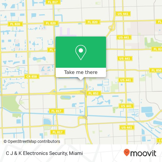 C J & K Electronics Security map