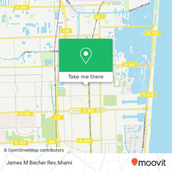 James M Becher Rev map