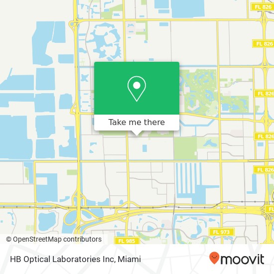 HB Optical Laboratories Inc map