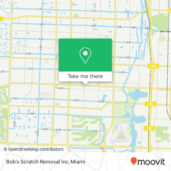 Mapa de Bob's Scratch Removal Inc