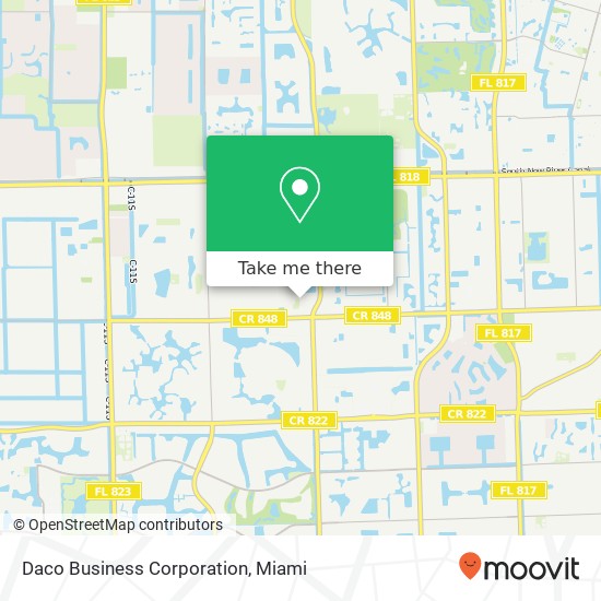 Daco Business Corporation map