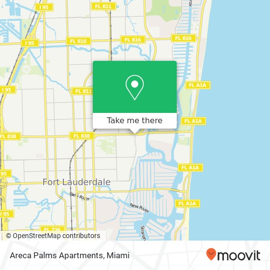 Areca Palms Apartments map