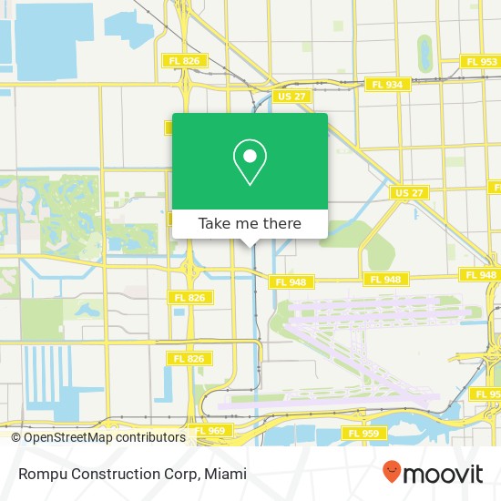 Rompu Construction Corp map