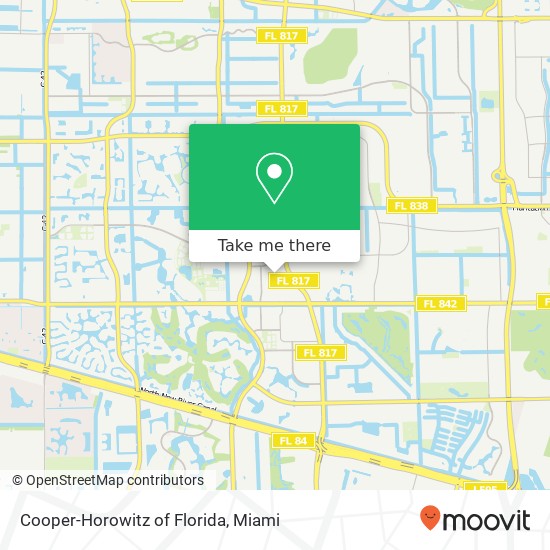 Mapa de Cooper-Horowitz of Florida
