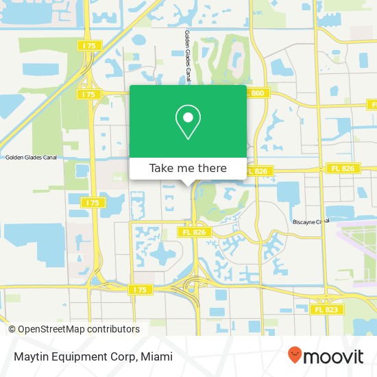 Maytin Equipment Corp map