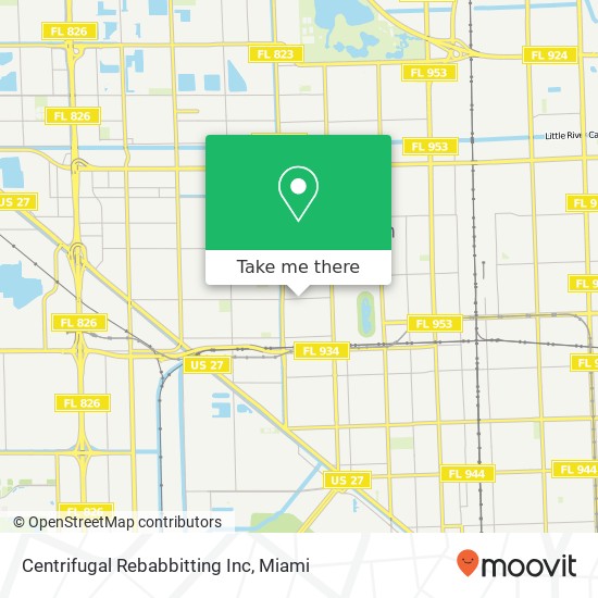 Mapa de Centrifugal Rebabbitting Inc