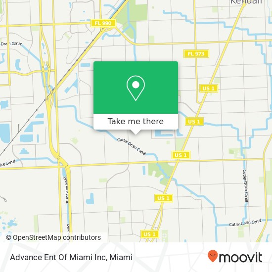 Mapa de Advance Ent Of Miami Inc