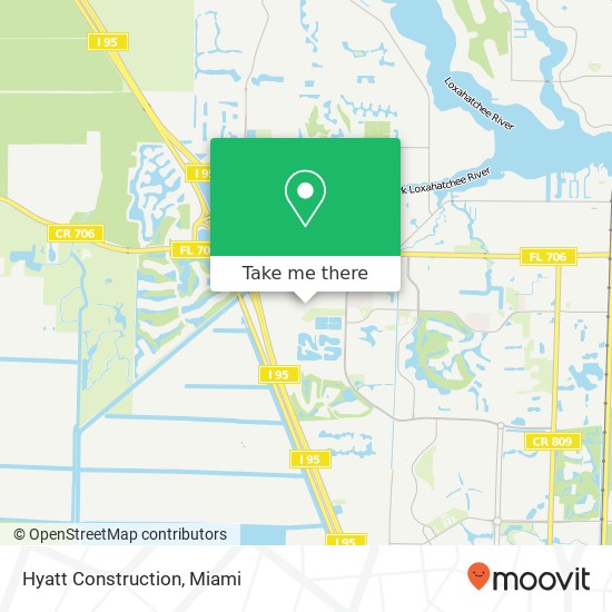 Hyatt Construction map