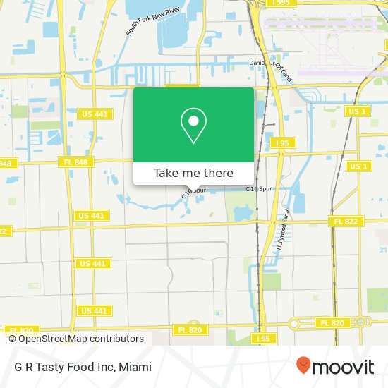 G R Tasty Food Inc map