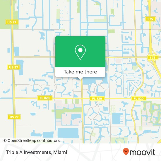 Triple A Investments map