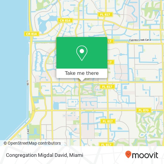 Mapa de Congregation Migdal David