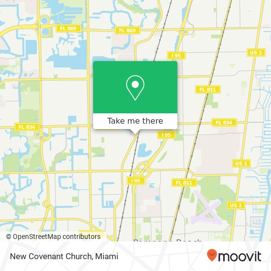 New Covenant Church map