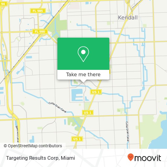 Mapa de Targeting Results Corp