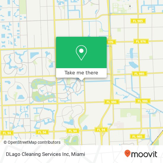 Mapa de DLago Cleaning Services Inc