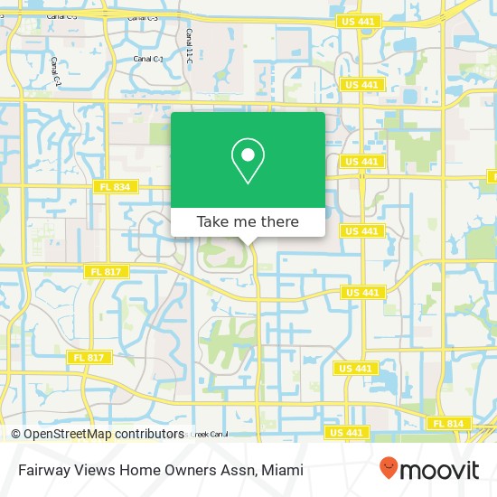 Mapa de Fairway Views Home Owners Assn