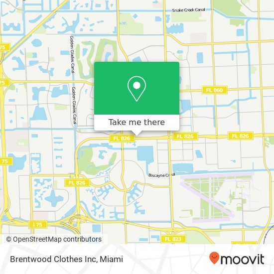 Brentwood Clothes Inc map