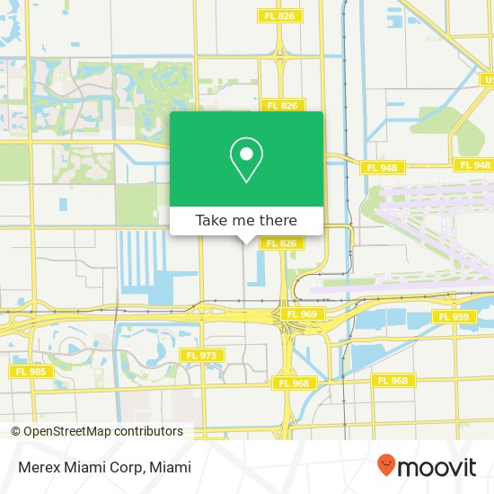 Mapa de Merex Miami Corp