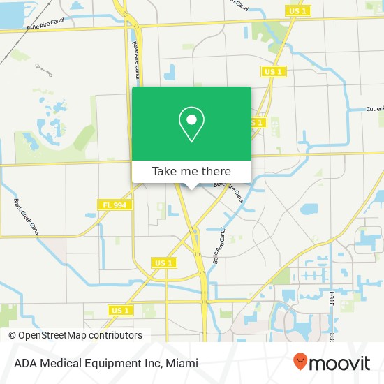 Mapa de ADA Medical Equipment Inc