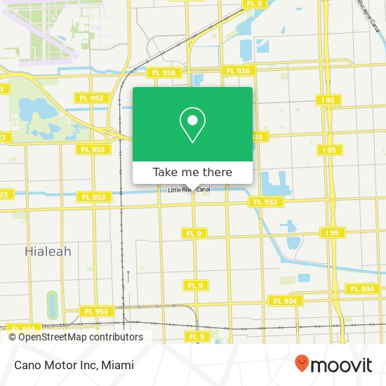 Cano Motor Inc map