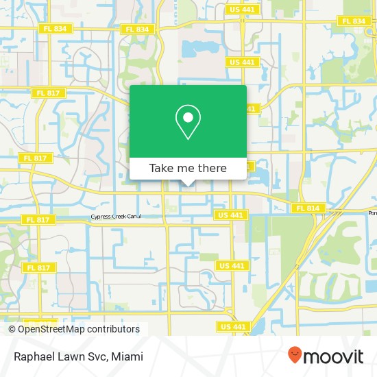 Raphael Lawn Svc map