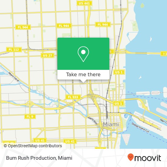 Bum Rush Production map