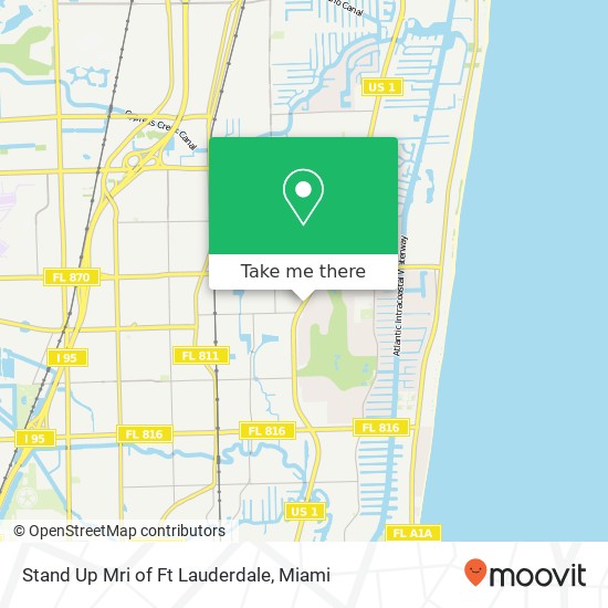 Stand Up Mri of Ft Lauderdale map