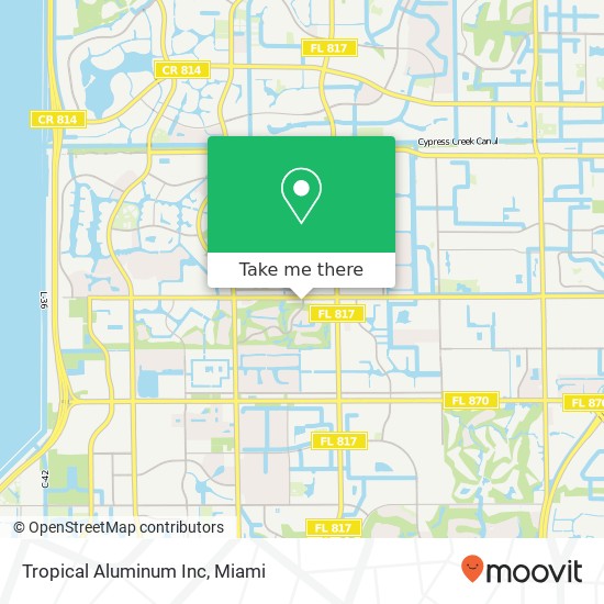 Tropical Aluminum Inc map