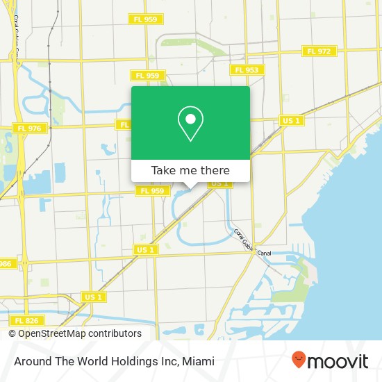 Mapa de Around The World Holdings Inc
