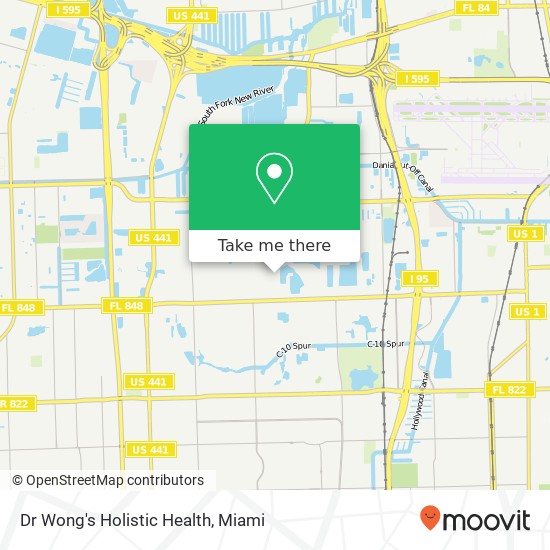 Mapa de Dr Wong's Holistic Health