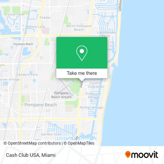 Cash Club USA map