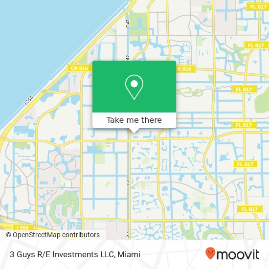 Mapa de 3 Guys R/E Investments LLC