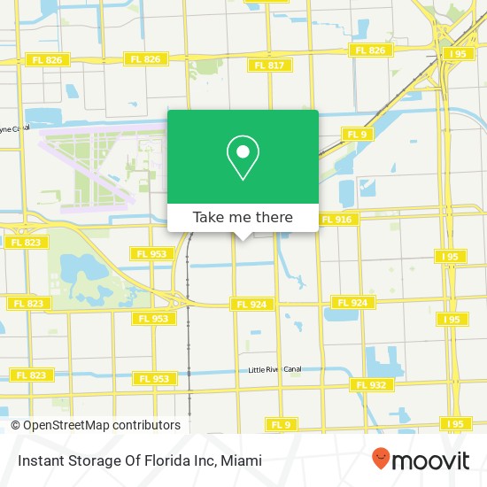 Instant Storage Of Florida Inc map