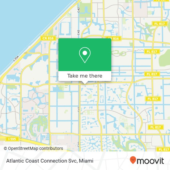 Atlantic Coast Connection Svc map