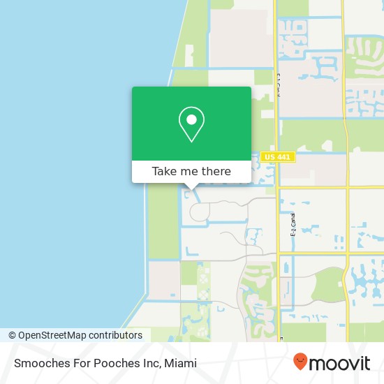 Mapa de Smooches For Pooches Inc