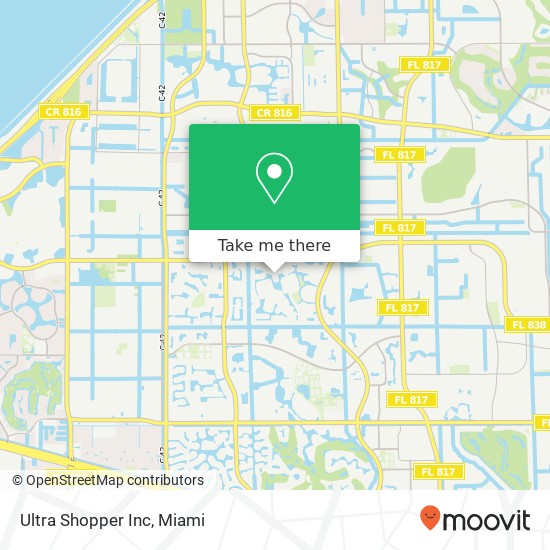 Mapa de Ultra Shopper Inc