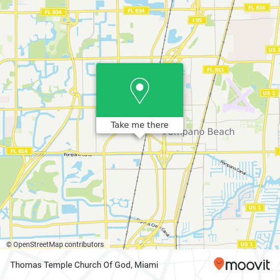 Thomas Temple Church Of God map