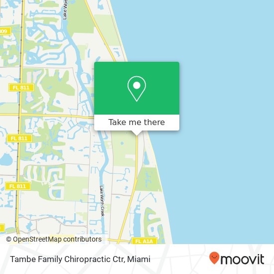 Tambe Family Chiropractic Ctr map