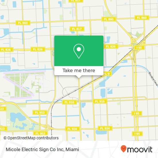 Mapa de Micole Electric Sign Co Inc