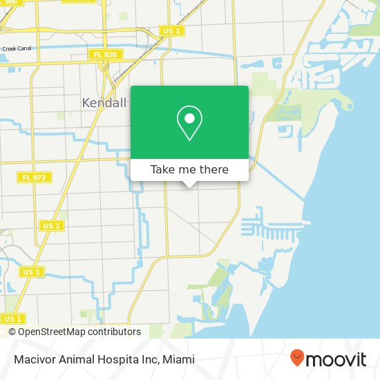 Mapa de Macivor Animal Hospita Inc
