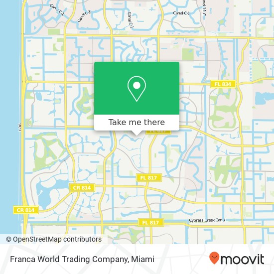 Franca World Trading Company map