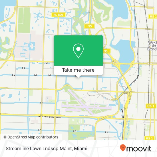 Mapa de Streamline Lawn Lndscp Maint