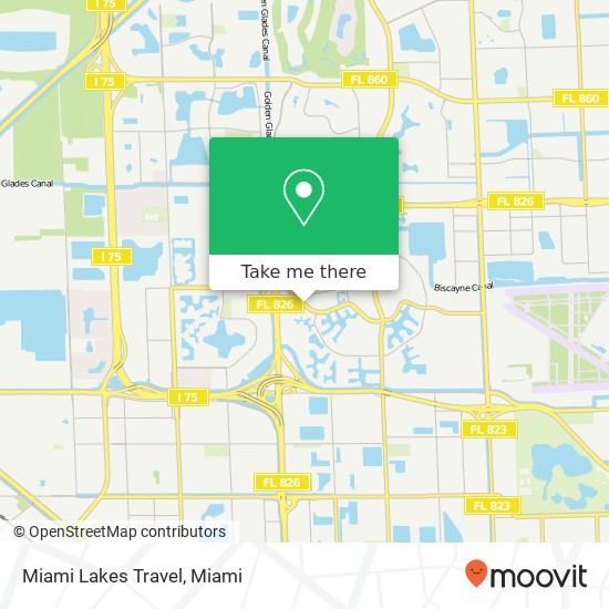 Miami Lakes Travel map