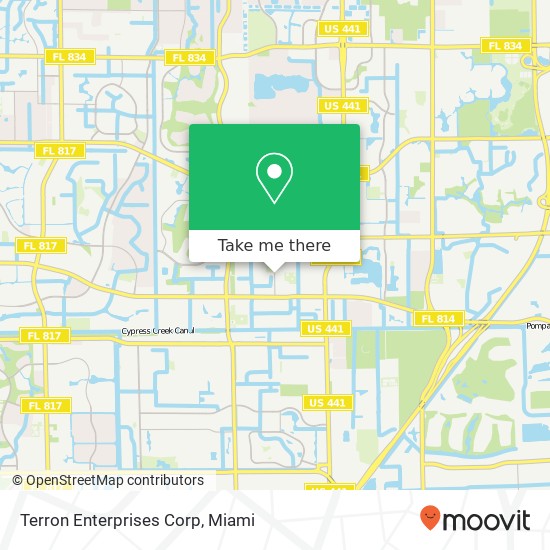 Terron Enterprises Corp map