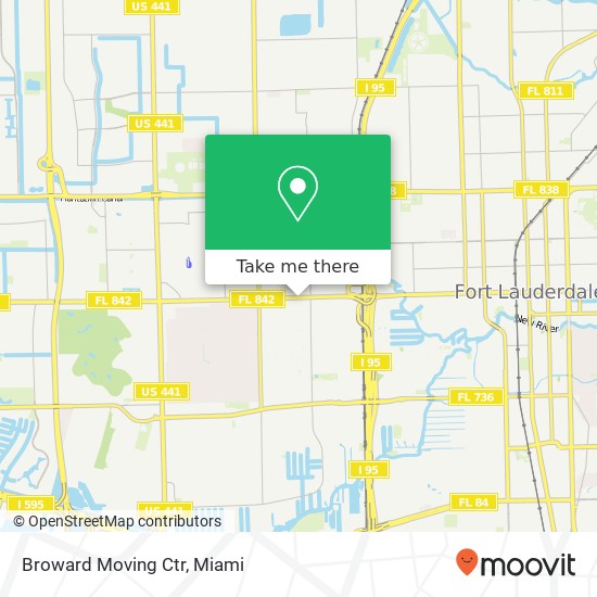 Mapa de Broward Moving Ctr