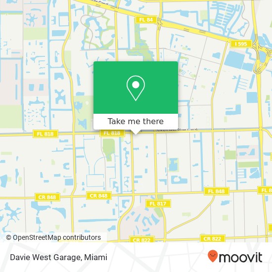 Davie West Garage map