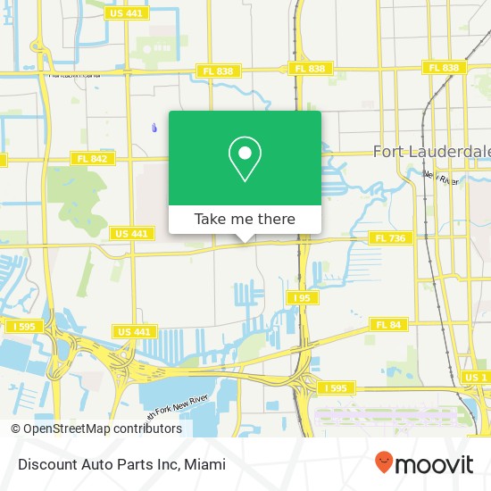 Discount Auto Parts Inc map