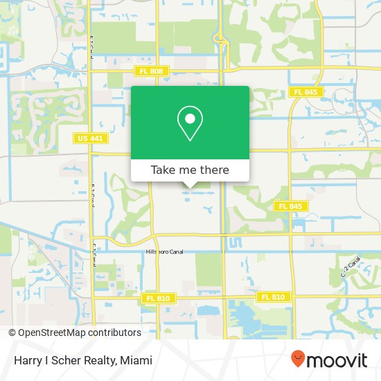 Harry I Scher Realty map