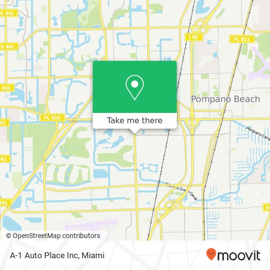 A-1 Auto Place Inc map